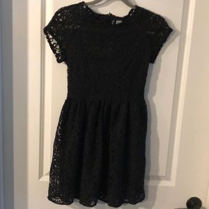 H&M black babydoll dress